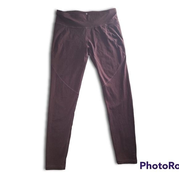 Sweaty Betty Maroon Power Full-Length Active Leggings - Picture 4 of 6